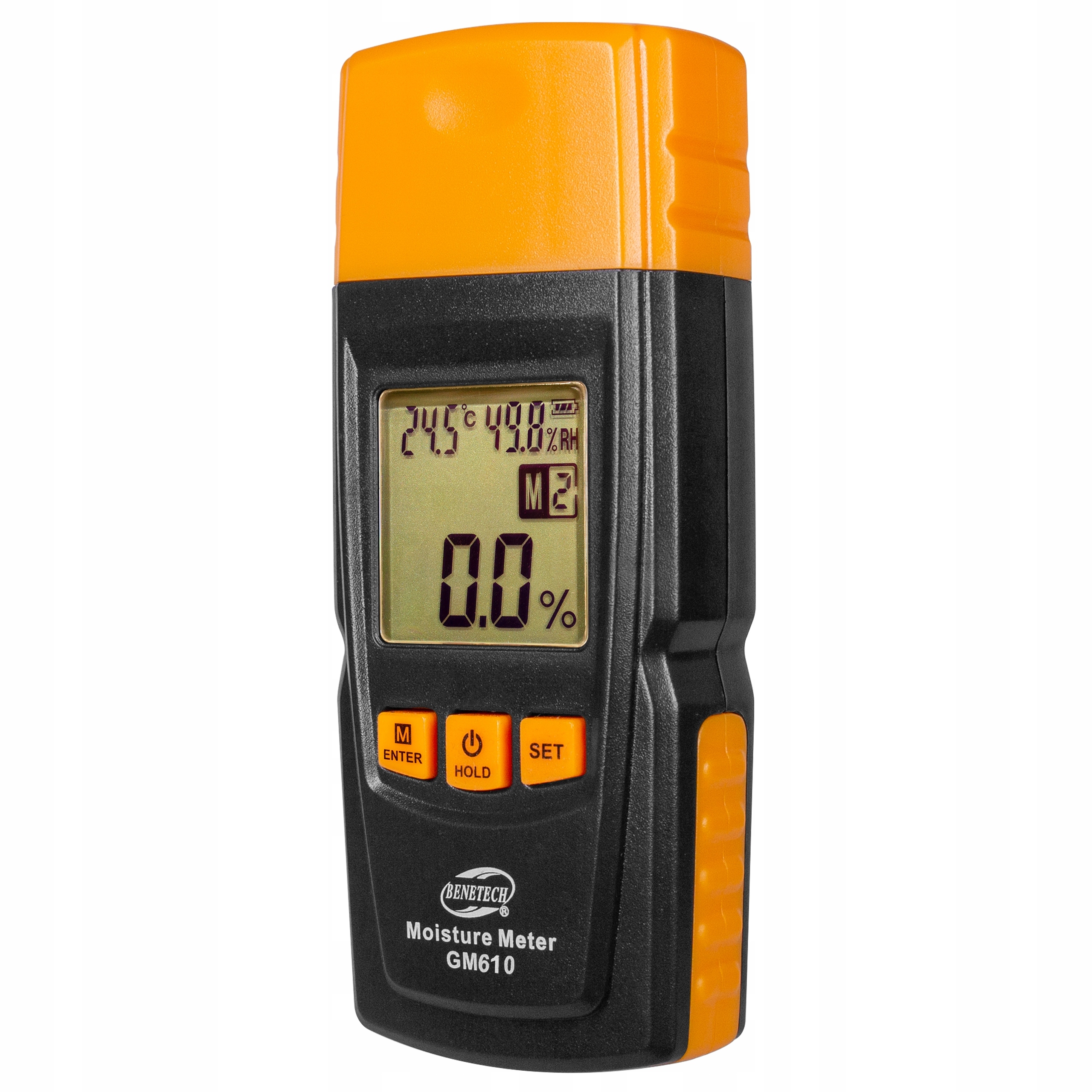 WILGOTNOŚCIOMIERZ MIERNIK WILGOTNOŚCI DO DREWNA Rozdzielczość 0.5%