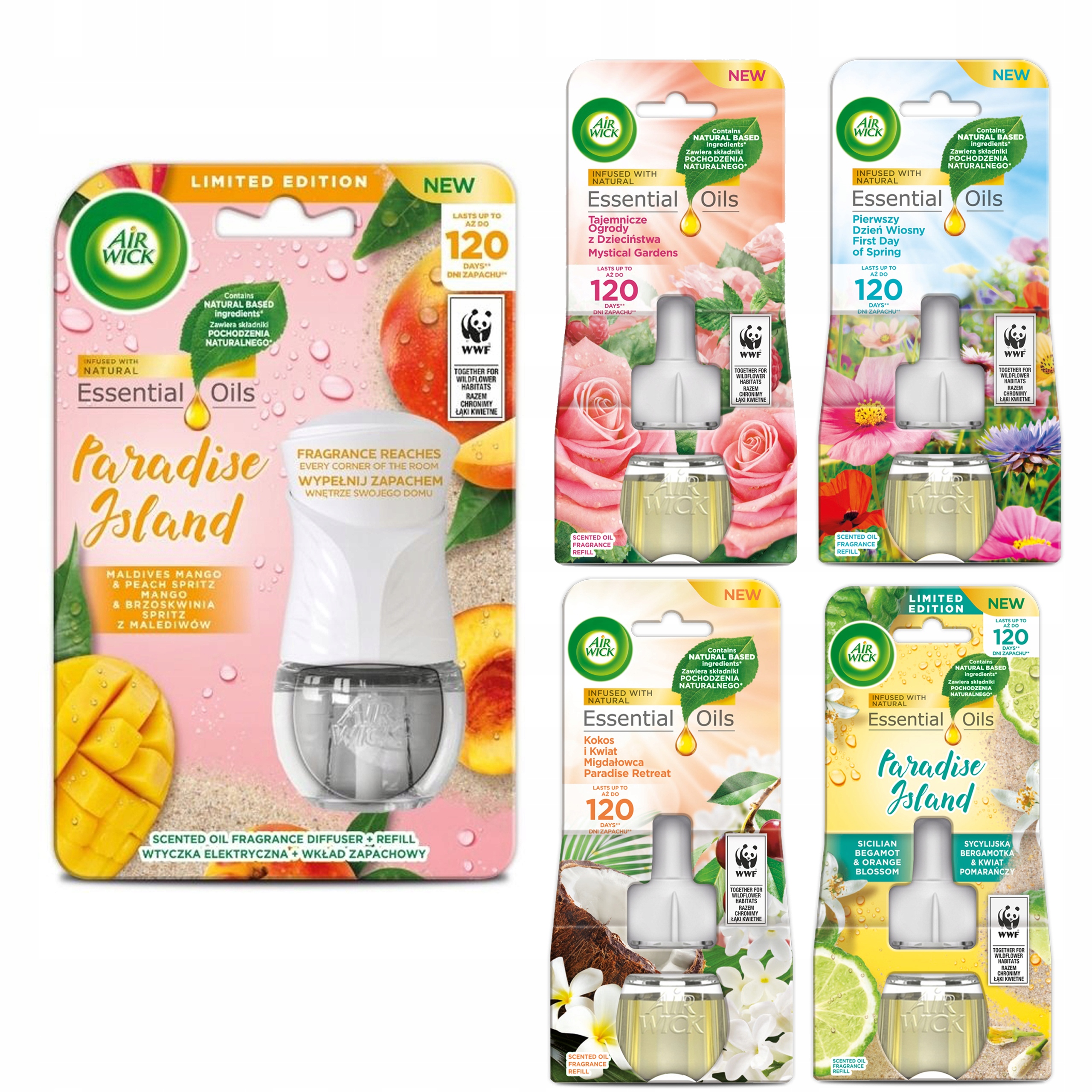 

Air Wick Electrical Komplet 4 wkłady 19ml