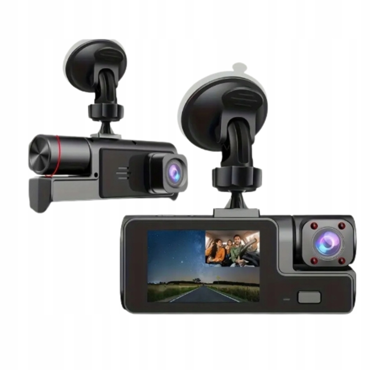 Kamera do auta Dash Cam s 170° širokým úhlem nočního vidění