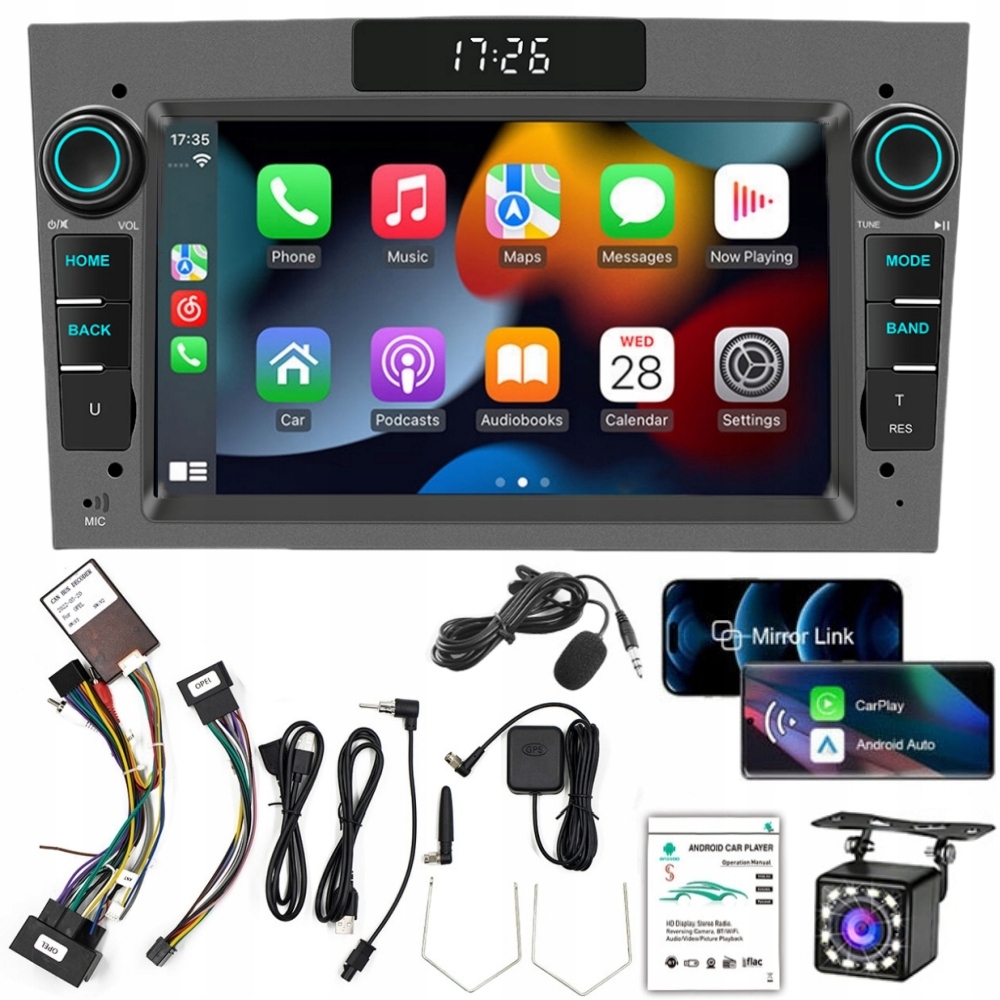 Rádio Android Opel Vectra C Zafira Astra H Vivaro Meriva Antara Signum 32GB