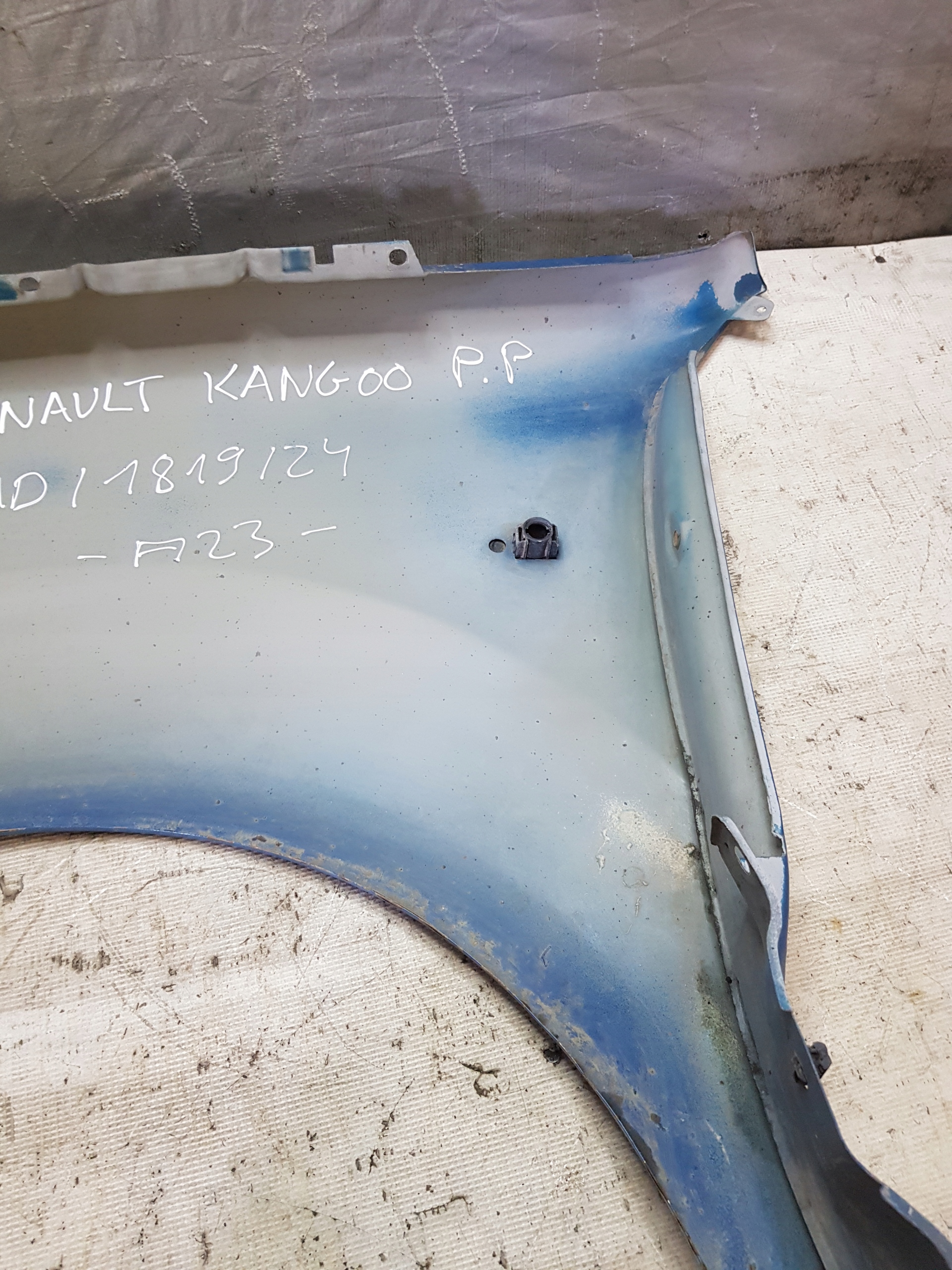 fender RENAULT KANGOO II right front blue