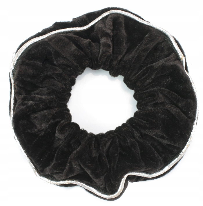 

Gumka Do Włosów Duża Aksamitka Scrunchies Brąz