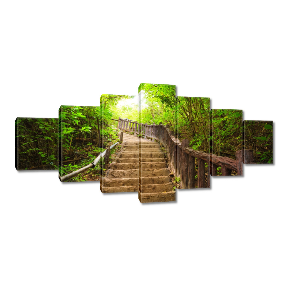 

Obrazy 210x100 Schody do lasu