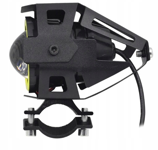 2x HALOGENY MOTOCYKLOWE LAMPY REFLEKTORY RING LED Producent bez marki