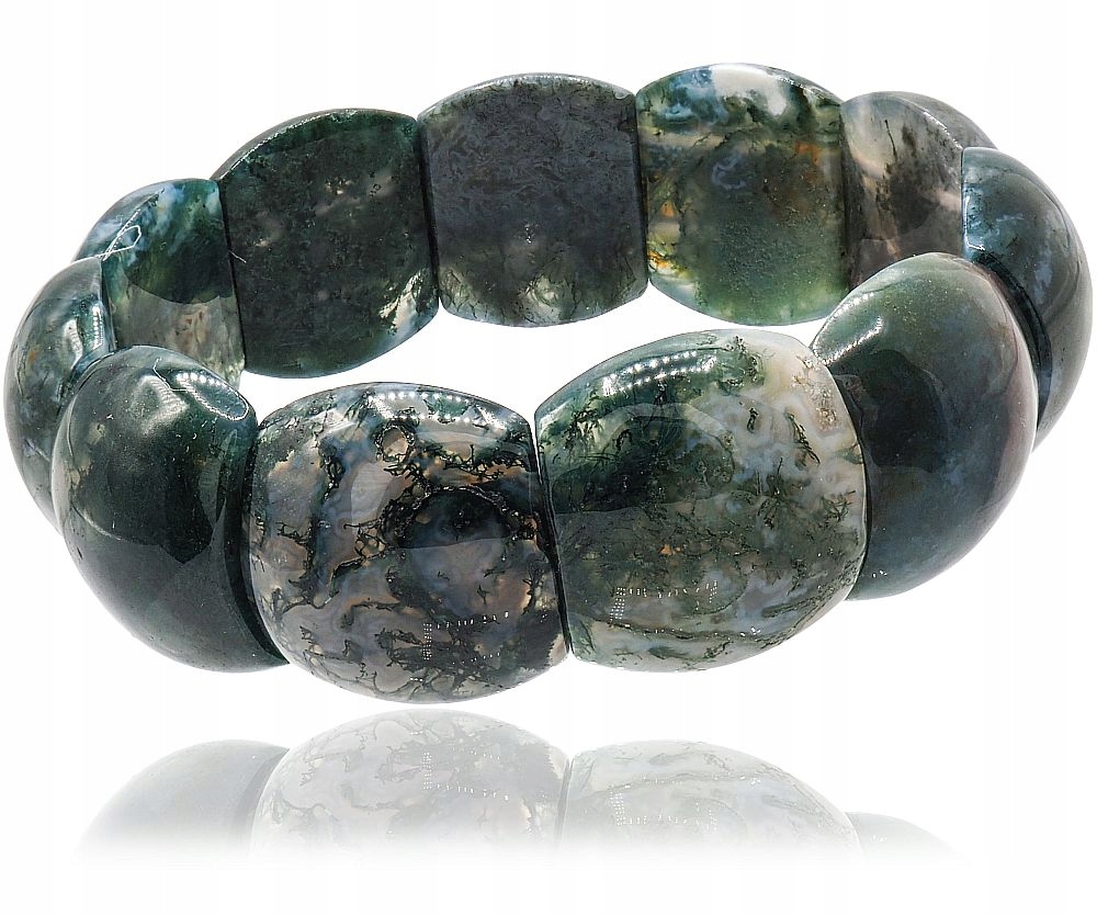 Achát Mšicový, Krásný Přírodní Náramek