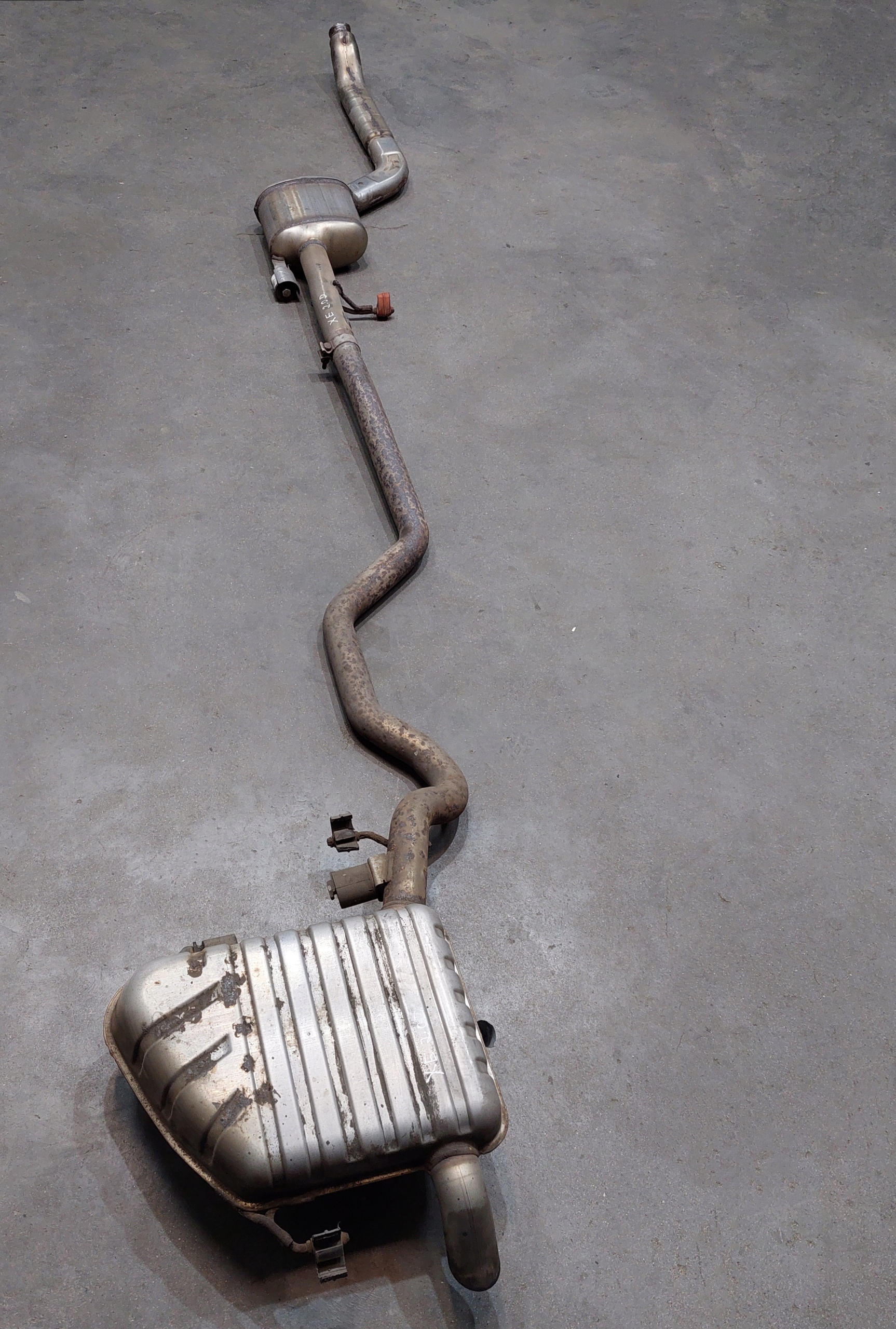 muffler, exhaust complete JAGUAR XE X760 2.0 D
