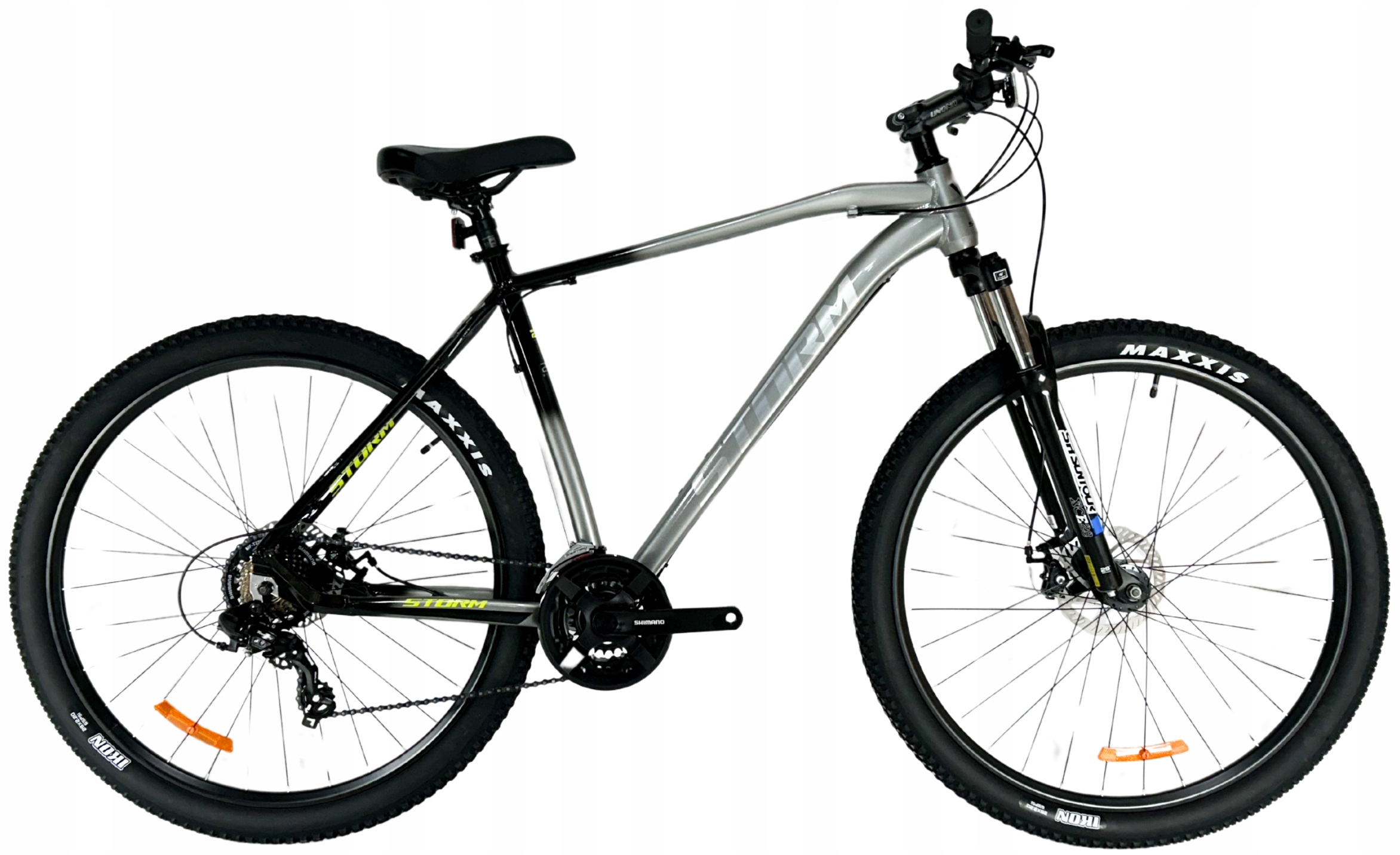 Rower Górski Mtb Storm Shark 1.0 2D 29 rama 9.0 21 srebrny czarny 2025