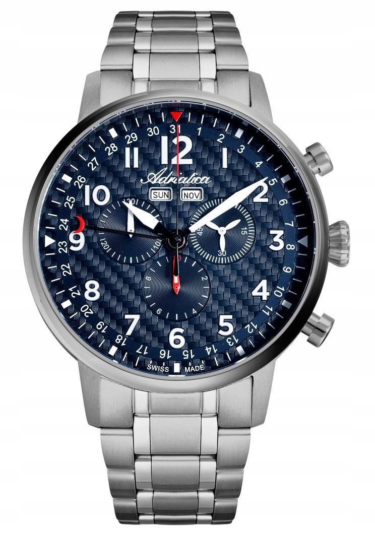 Nové Originální Pánské Hodinky Adriatica A8308.4125CH chronograf