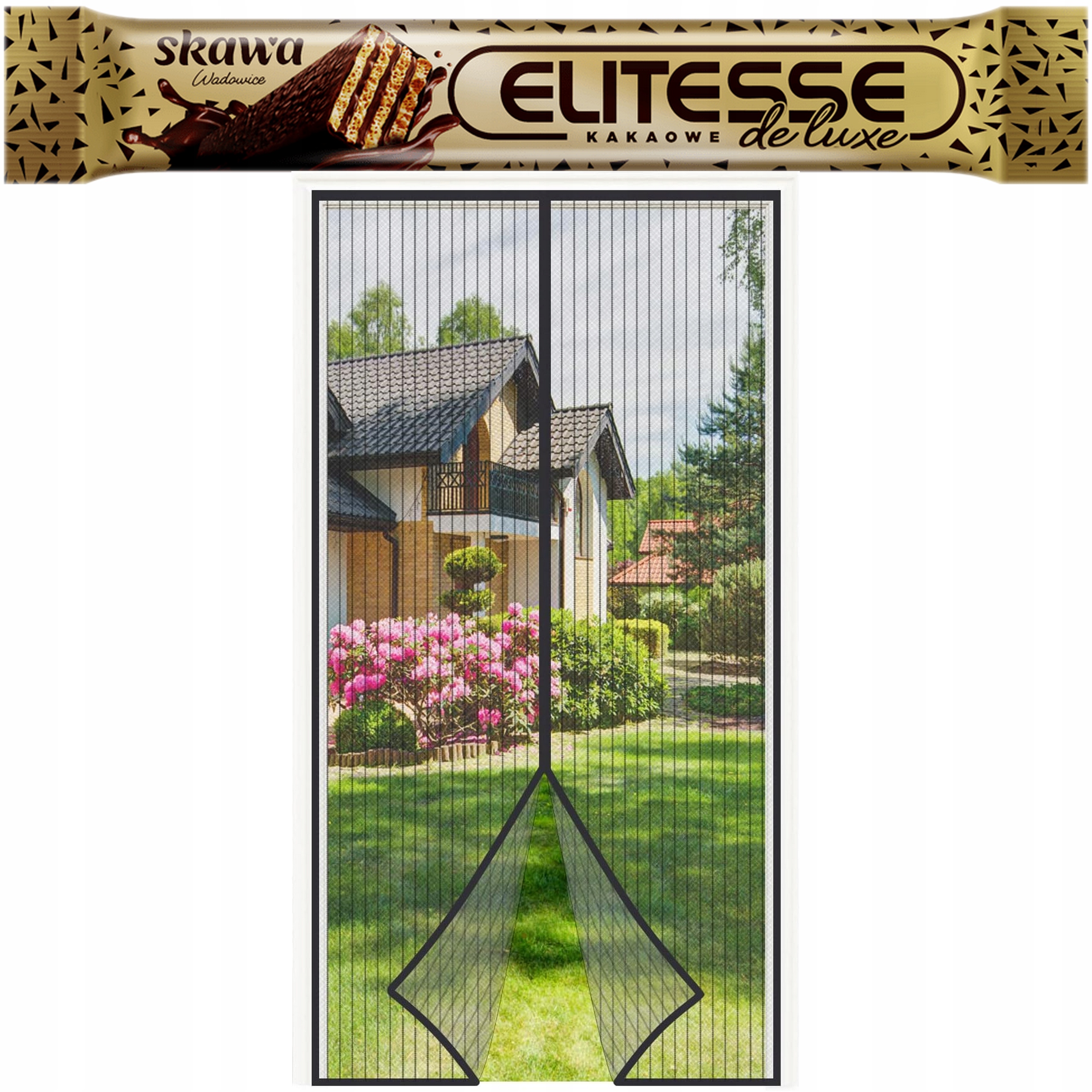 Magnetická moskytiéra 4UMOR pro dveře a okna 110 x 220 cm, černá