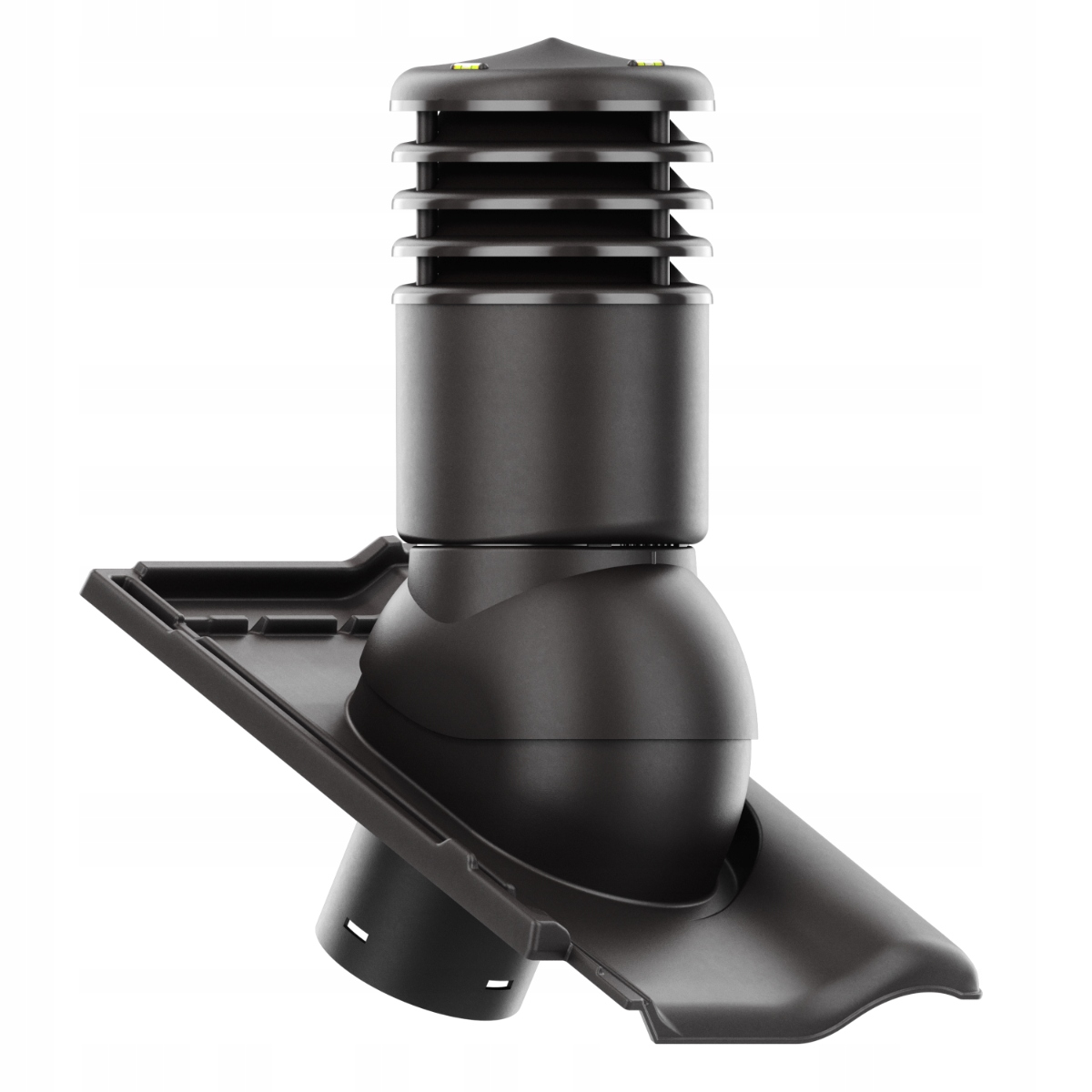 větrací komín Izolovaný fi150 Braas Rubín 9V Teak