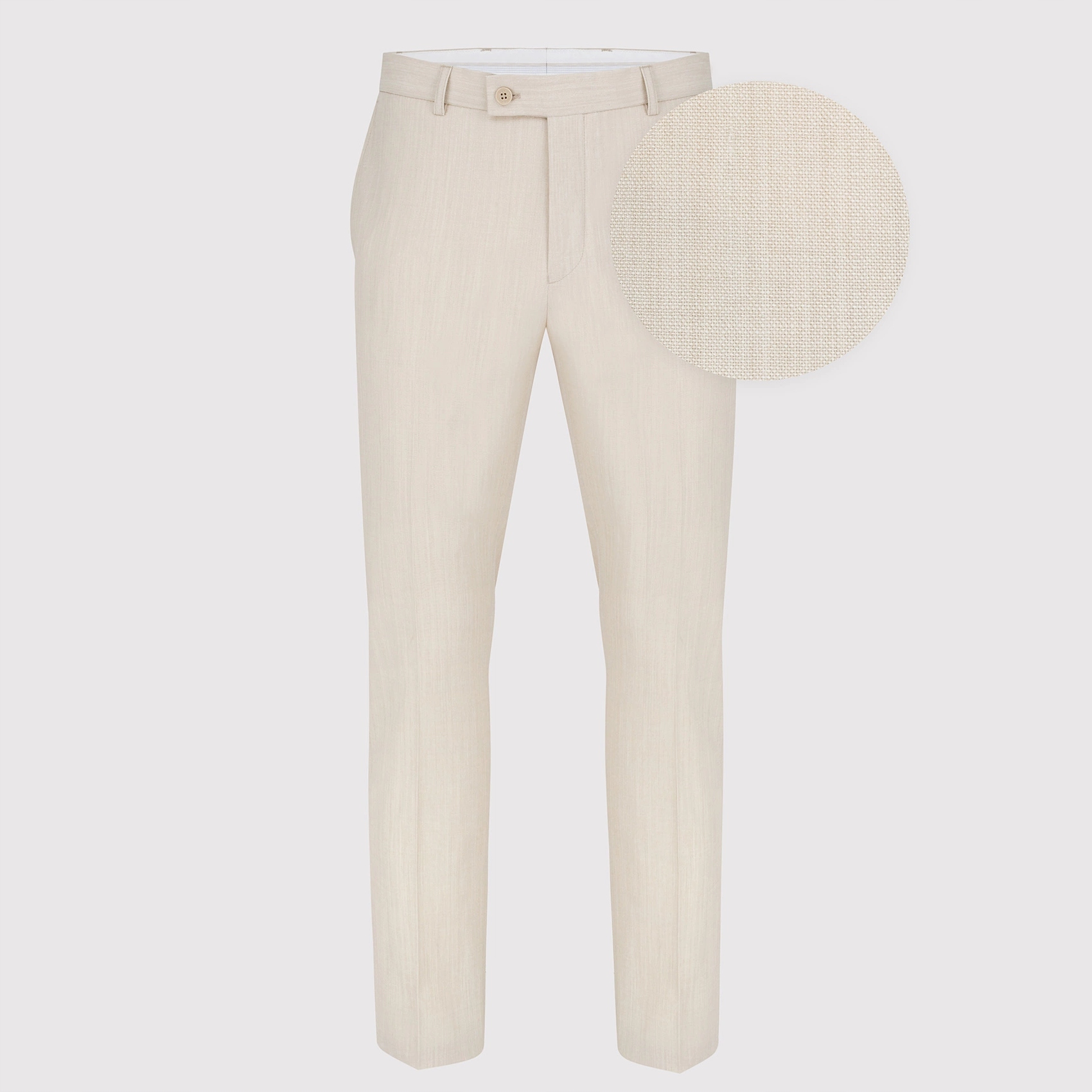 Béžové pánské oblekové kalhoty Pako Lorente vel 104/188