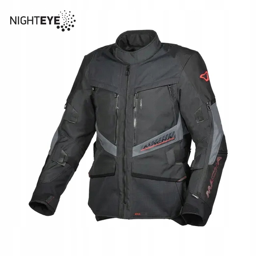 Macna Wyprzedaż Kurtka Domane Motorcycle Jacket Black Kolor Czarny Rozmiar