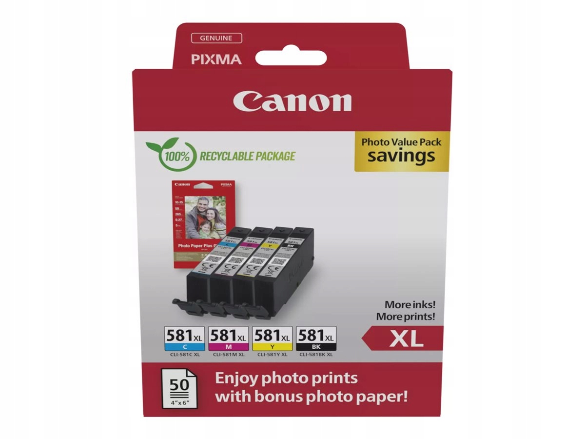 Atrament Canon CLI-581XL 2052C006 sada