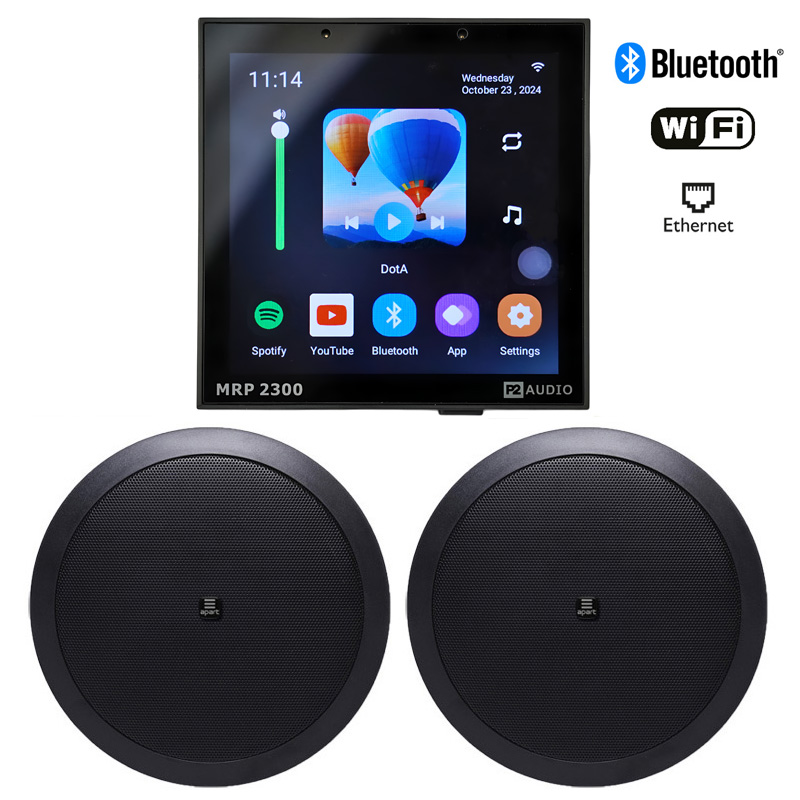 P2 Podomietkové Audio Radio Wifi Bt Reproduktory Bamp 40W