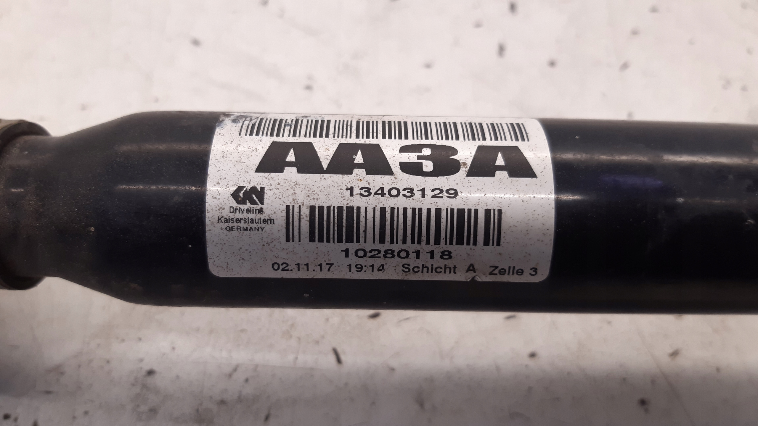 semi-axis right 13403129 Opel Astra K