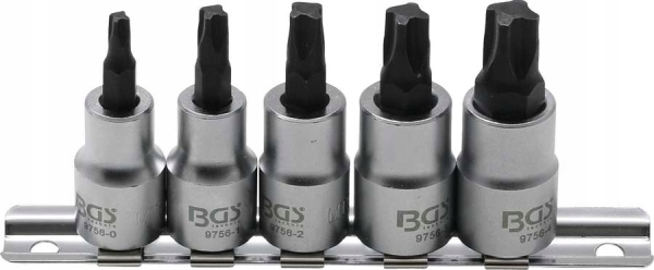 4-HRANNÉ Nástavce Mortorq MTS0-MTS4 3/8 5 Kusov Bgs