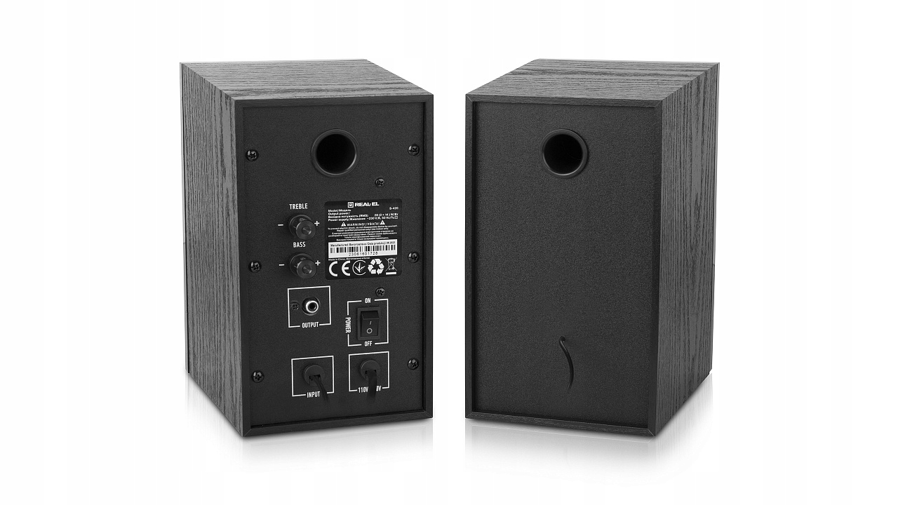 Głośniki 2.0 z Bluetooth REAL-EL S-420 28W Sterowanie wbudowane w głośnik