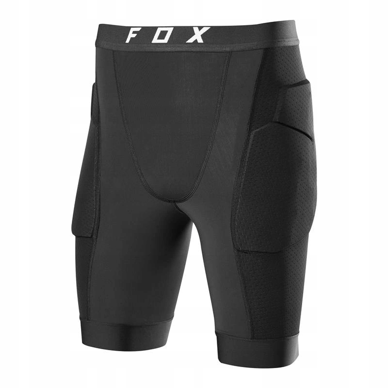 Šortky s chráničmi Fox Baseframe Pro Black čierna biela Darčeky