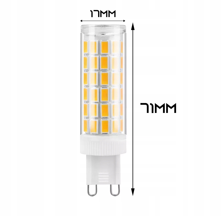 Żarówka LED G9 10W 900lm Biała ciepła Marka Smartled