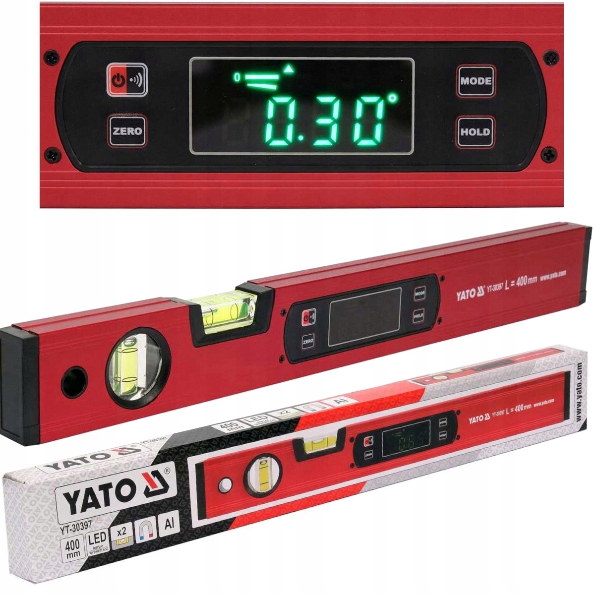 Yato Poziomica Elektroniczna 400 MM Magnetyczna