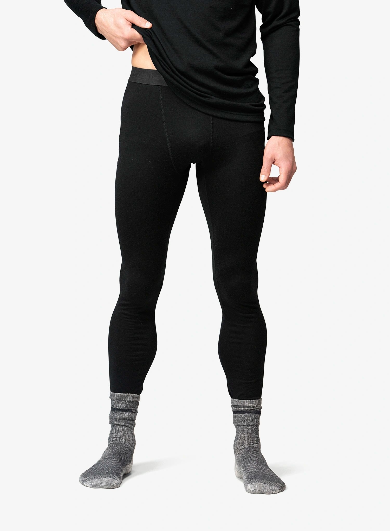 Termoaktivní legíny Devold Breeze Plus Merino 200 Longs černá XL