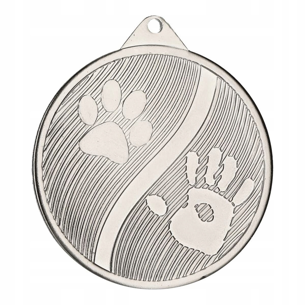 

Srebrny Medal Stalowy 50mm Psia łapa MMC20050