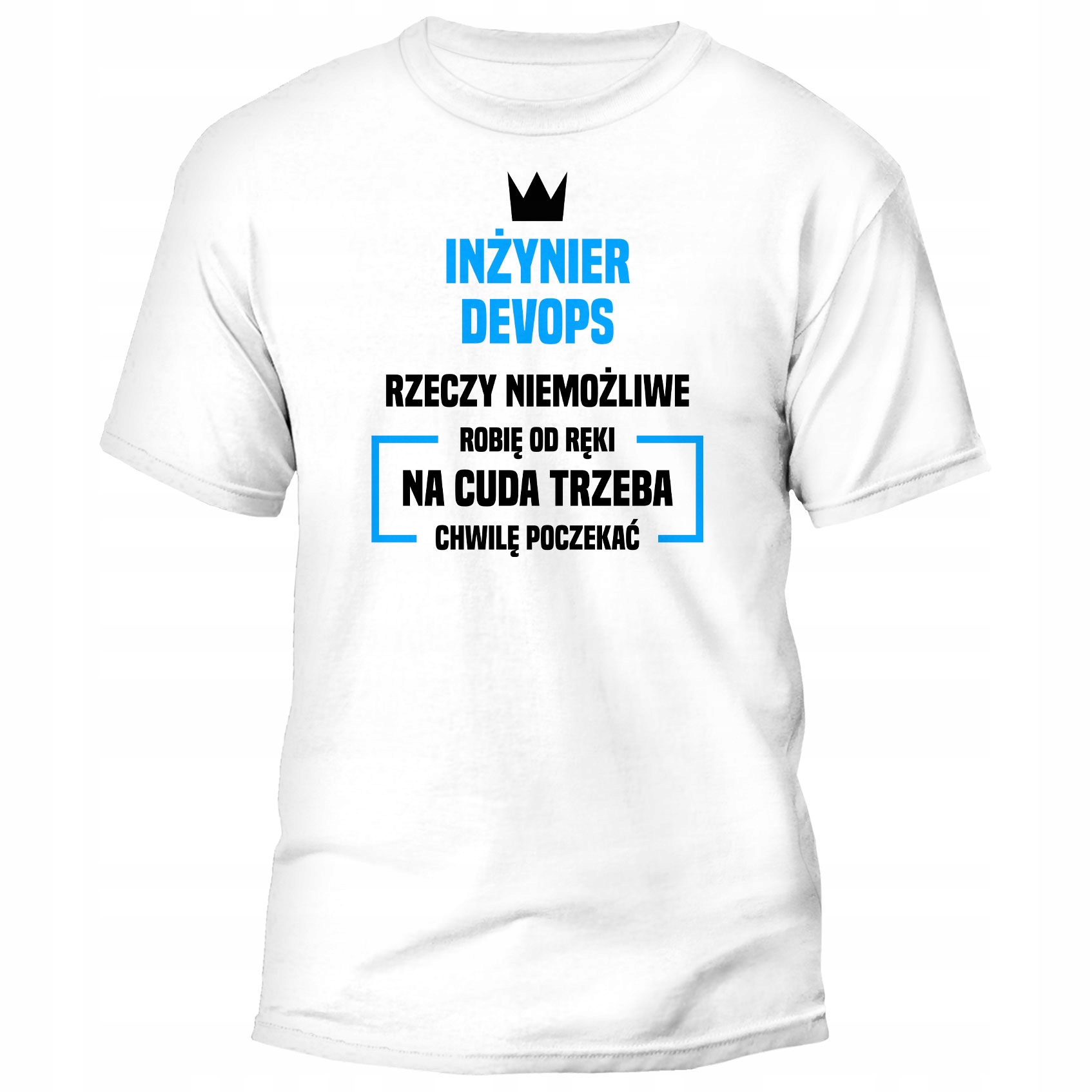 

Koszulka Inżynier Devops Rzeczy Niemożliwe