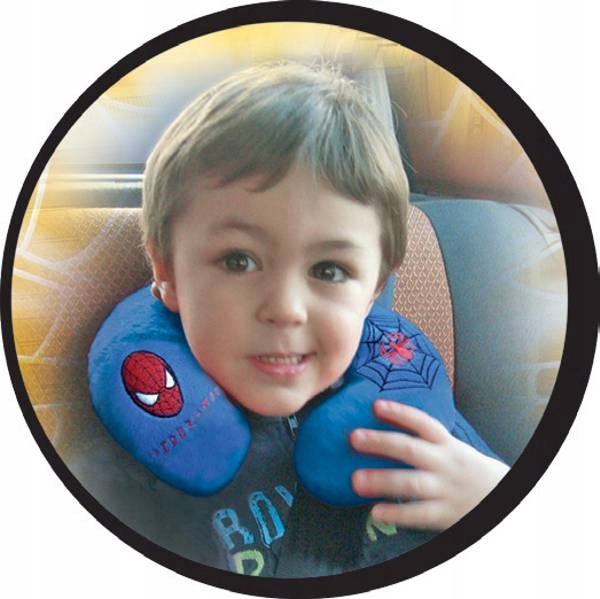 Poduszka podróżna / zagłówek / "rogal" dla dzieci na szyję - SPIDERMAN Marka Marvel
