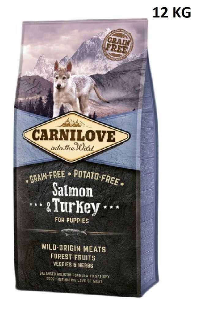 Carnilove Losos a krůta pro štěňata 12 kg