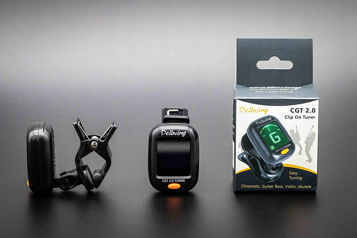 STROIK TUNER DO GITARY UKULELE BASU SKRZYPIEC Stan opakowania oryginalne