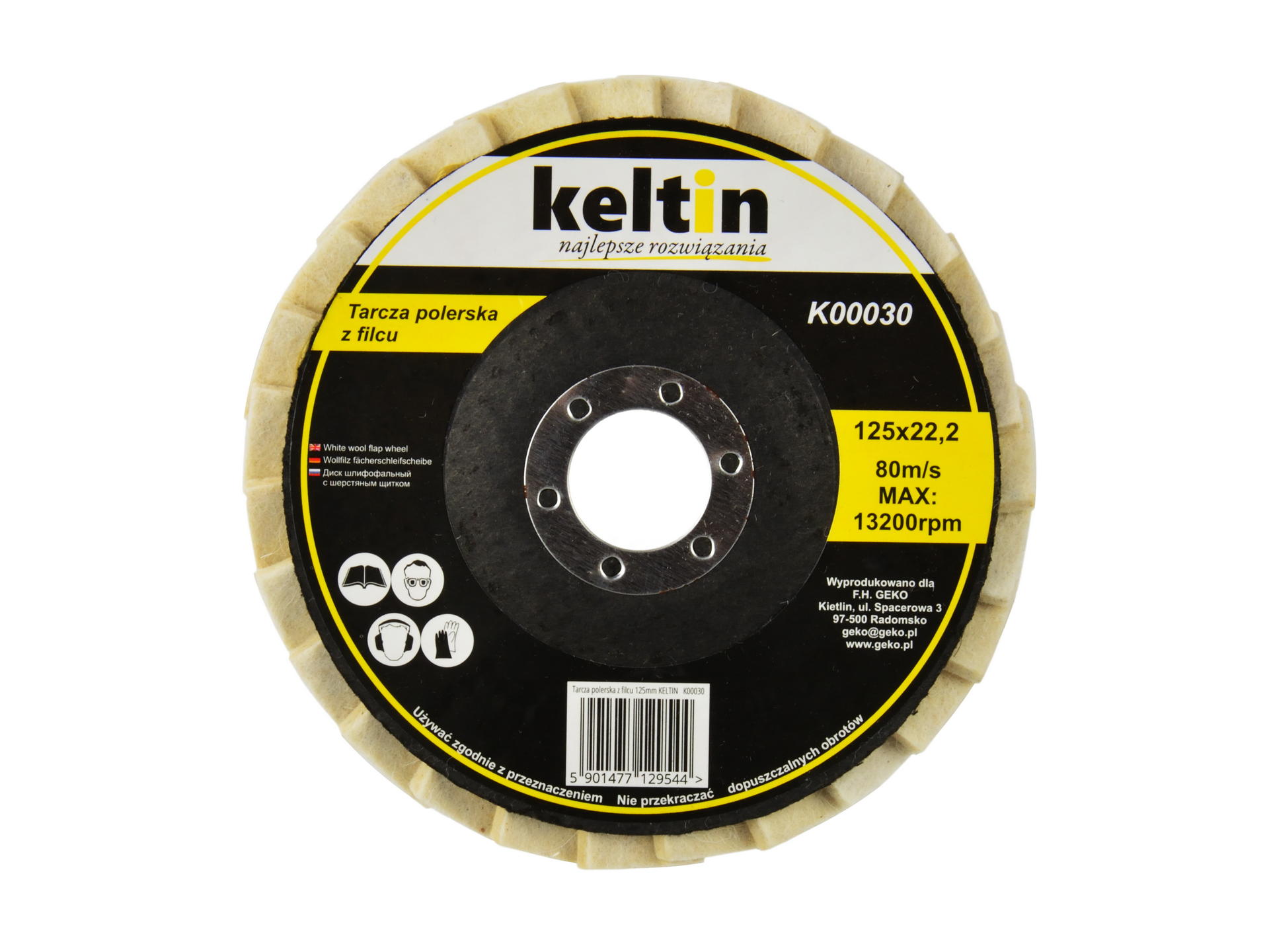 

Filc Keltin Tarcza Listkowa Filcowa 125mm