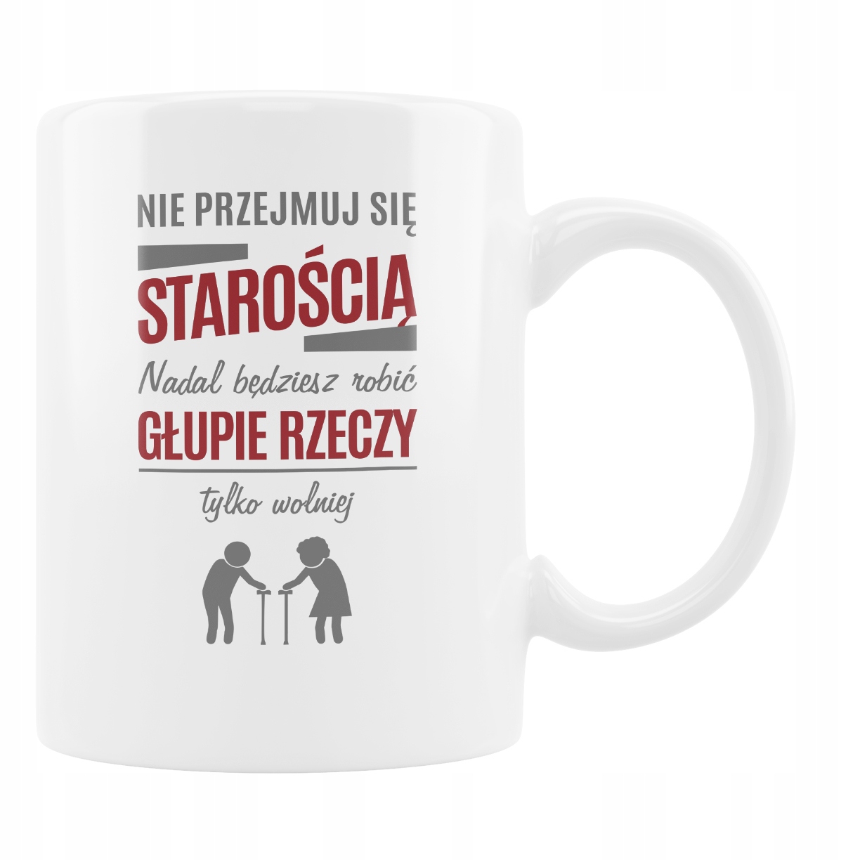 

Kubek Śmieszny Starość Urodziny