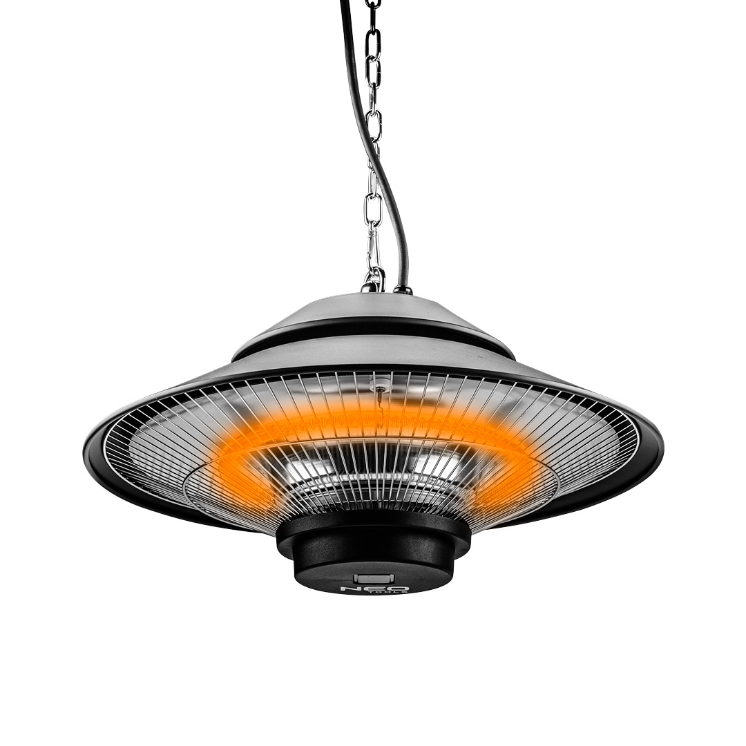 Žiarič 1500 W, stropný, IP44, diaľkový ovládač