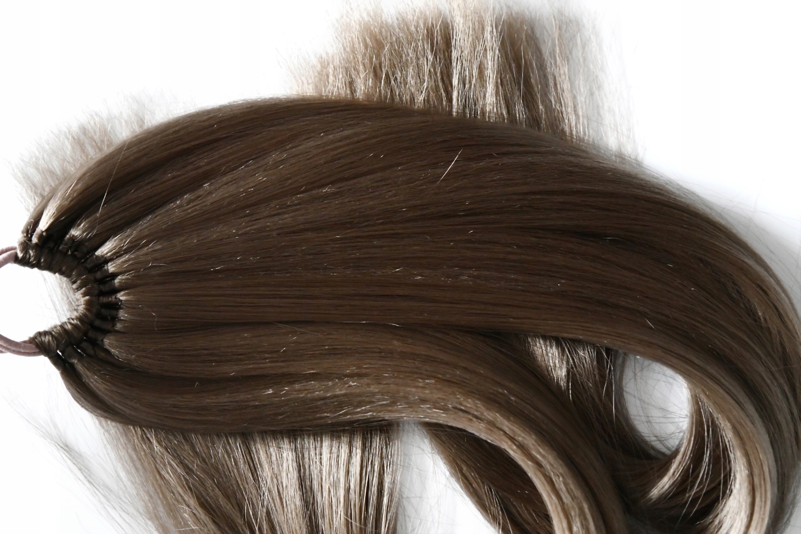 Culík na gumičce, prodloužení culíku Tmavě blond 2 XL 160g