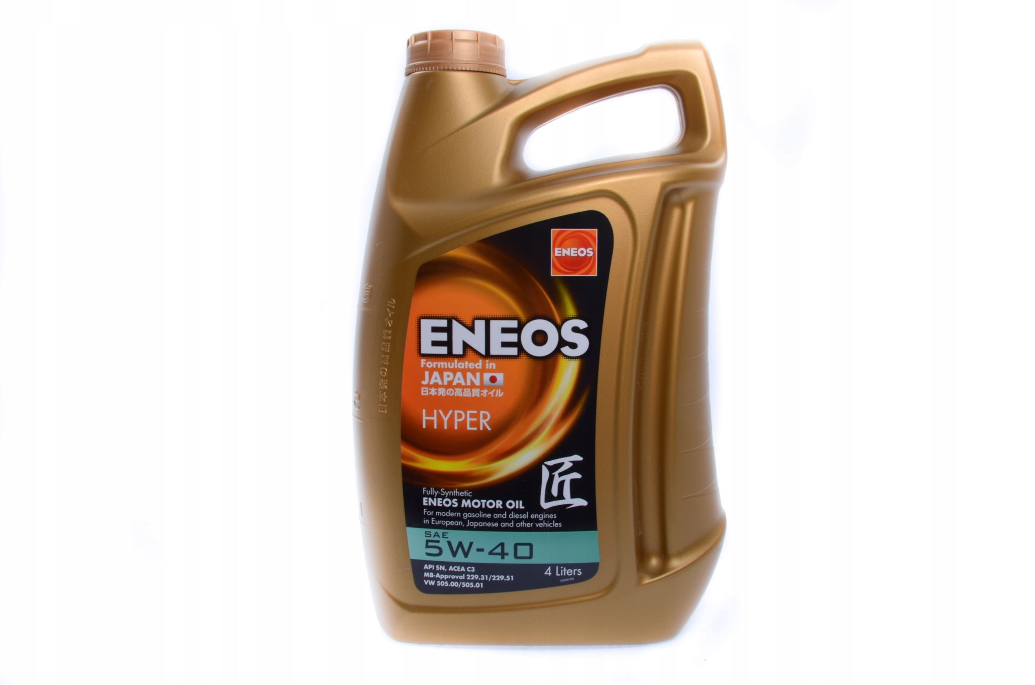 

Olej Eneos Premium Hyper 5W40 C3 Sn/sm/cf A3/B4 4L