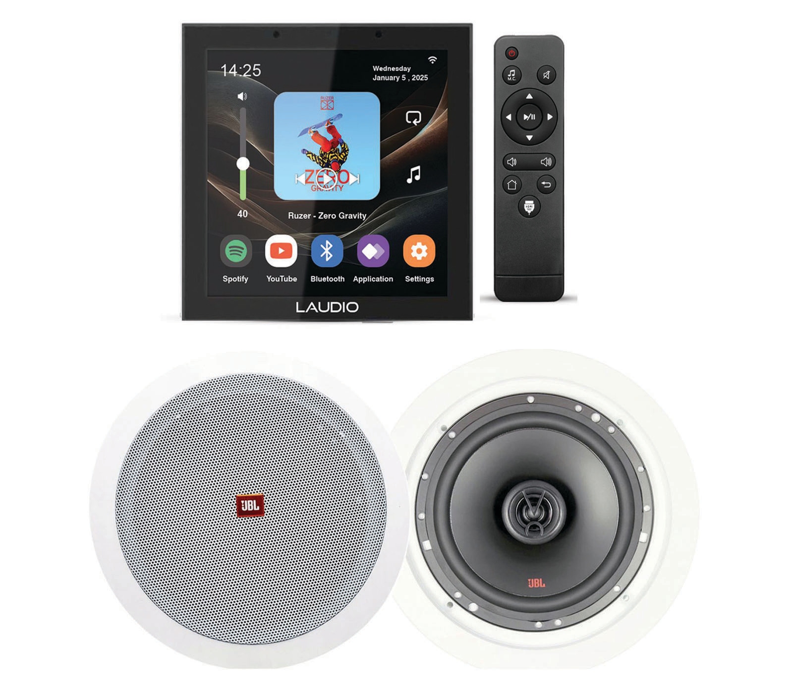 Laudio W40WIFI Internetové Podomietkové Rádio S Bt/usb Jbl 2X 40W