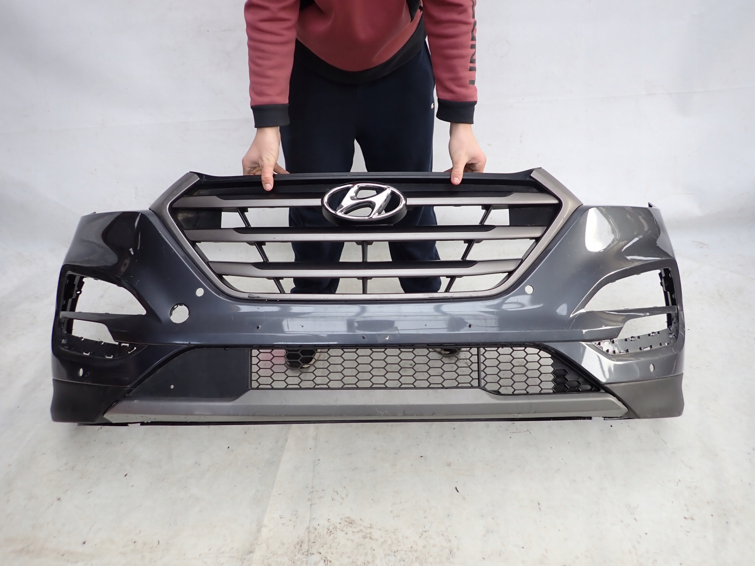 HYUNDAI TUCSON III 15-18 ZDERZAK PRZÓD PRZEDNI PDC 86581-D7200 ...