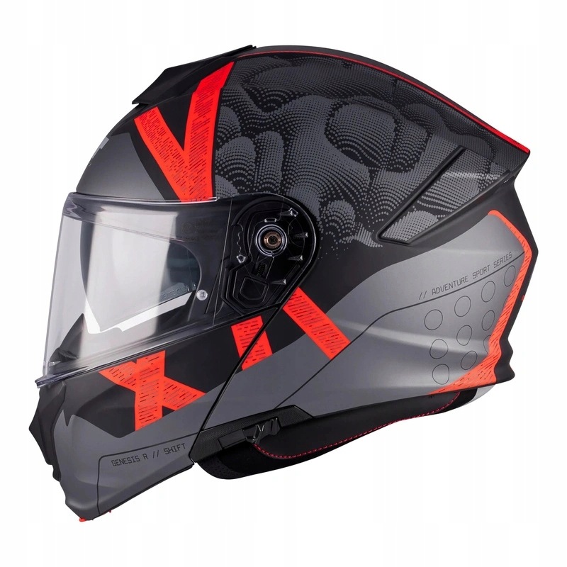 Motocyklová prilba Mt Genesis R Sv Shift B15 Matt červená fluo Darčeky