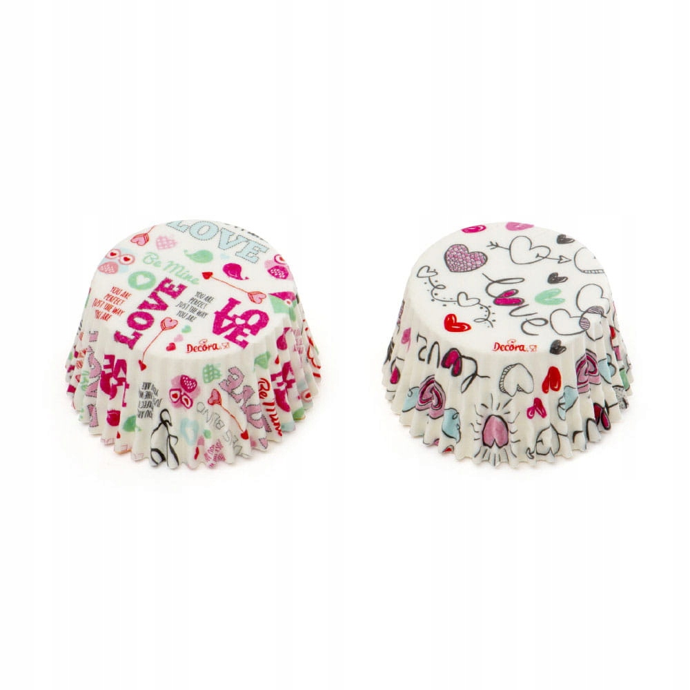 

Papilotki do muffinów Love Message 50x32mm 36 szt