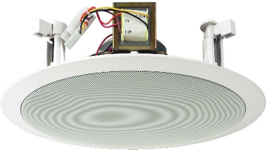 Stropný reproduktor Monacor EDL-28, 10 W, pásmo 60-14 kHz, 100 V