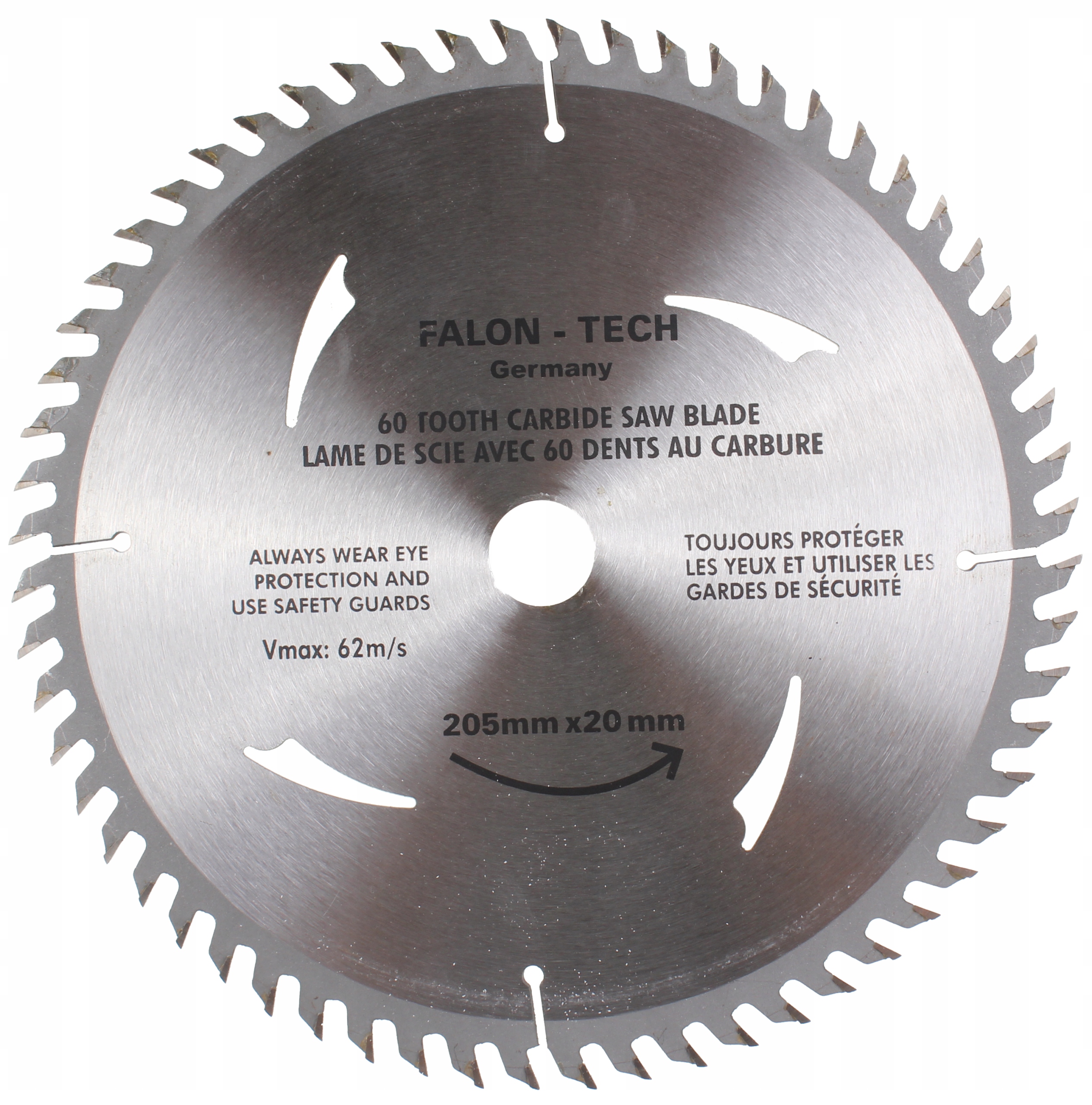 

Tarcza widiowa do drewna 205 mm x 20 mm x 60T