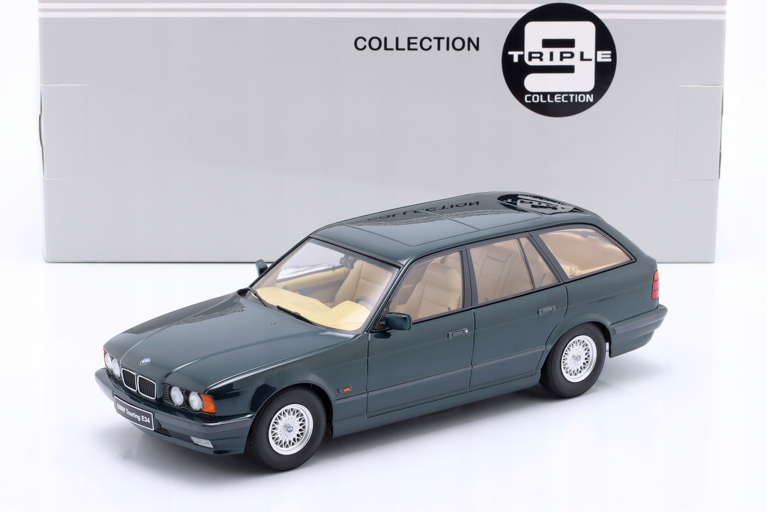 TRIPLE9 Bmw řady 5 (E34) Touring 1996 Oxford Green metalíza 1:18