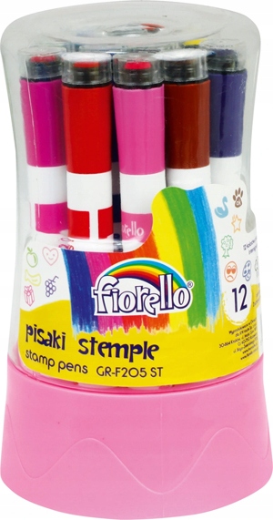 FLAMASTRY STEMPLE PIECZĄTKI FIORELLO 12 KOLORÓW EAN (GTIN) 5903364262648