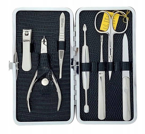 Sada na nehty Solingen Kleště na kůžičku Nůžky Nástroj na manikúru