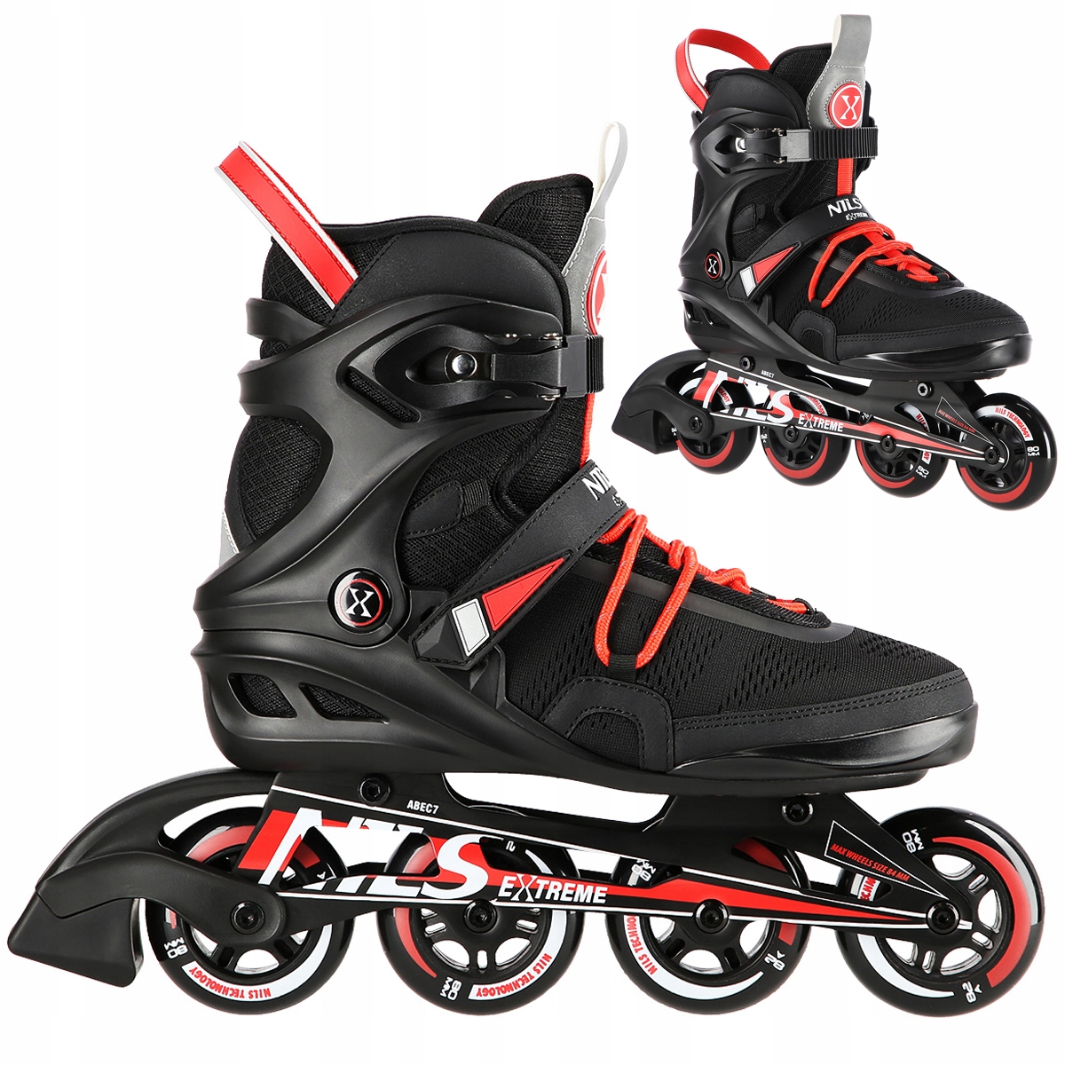 Kolečkové Brusle Brusle 2V1 ABEC-7 Dámské Kaučukové Pro Dospělé Rekreační