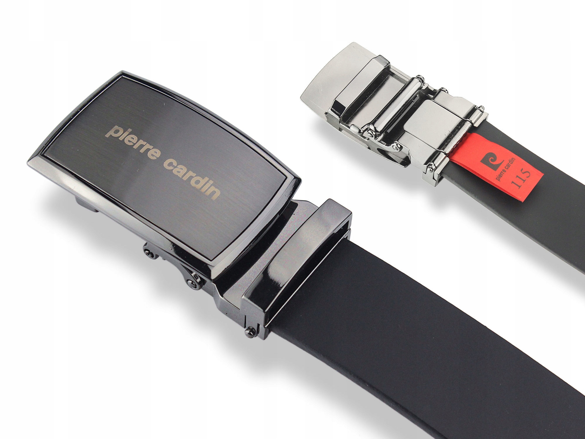 

Pasek Męski Skórzany Pierre Cardin Czarny Z6 90cm