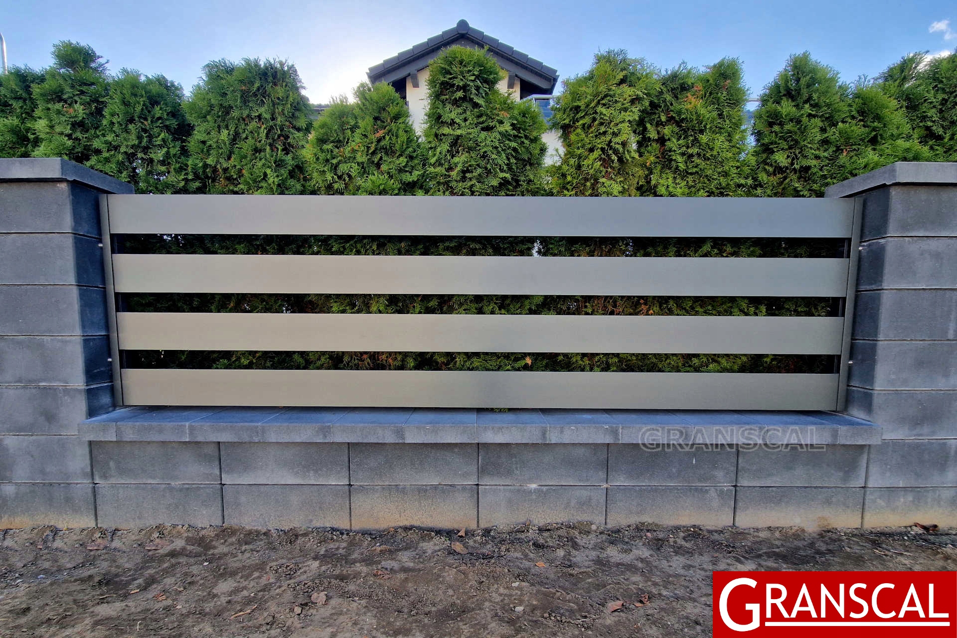 Uliczka furtka nowoczesne płot brama Poznań Szerokość (cm) Inna szerokość