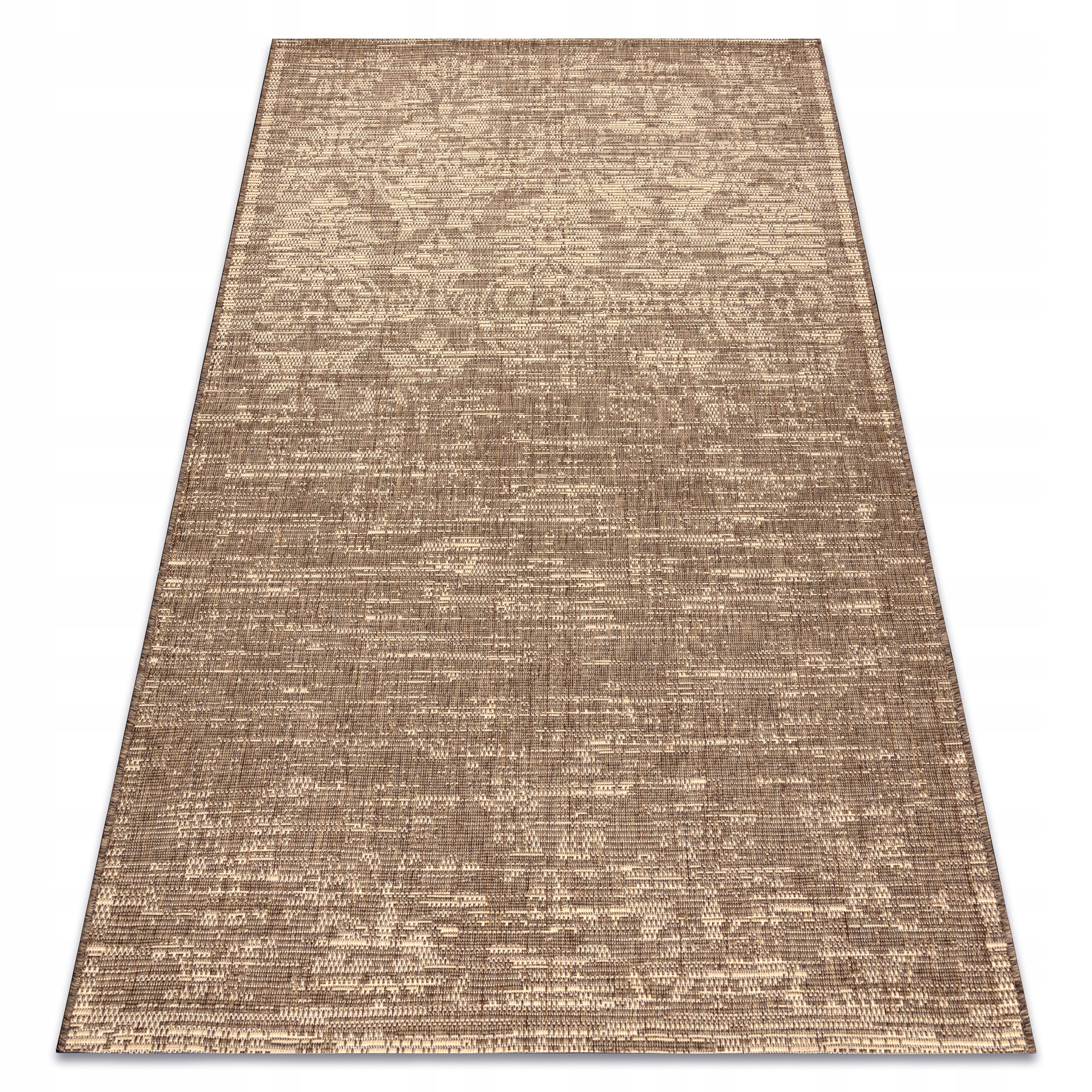 Dywan Dywan Sznurkowy Sizal Outdoor Płasko Tkany Melanż beż 80x150 cm