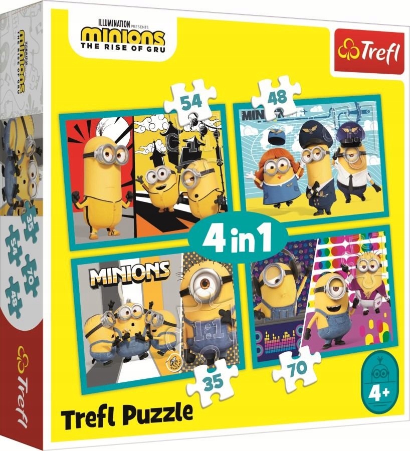 

Minionki 4W1 Trefl Puzzle 207 El 34339