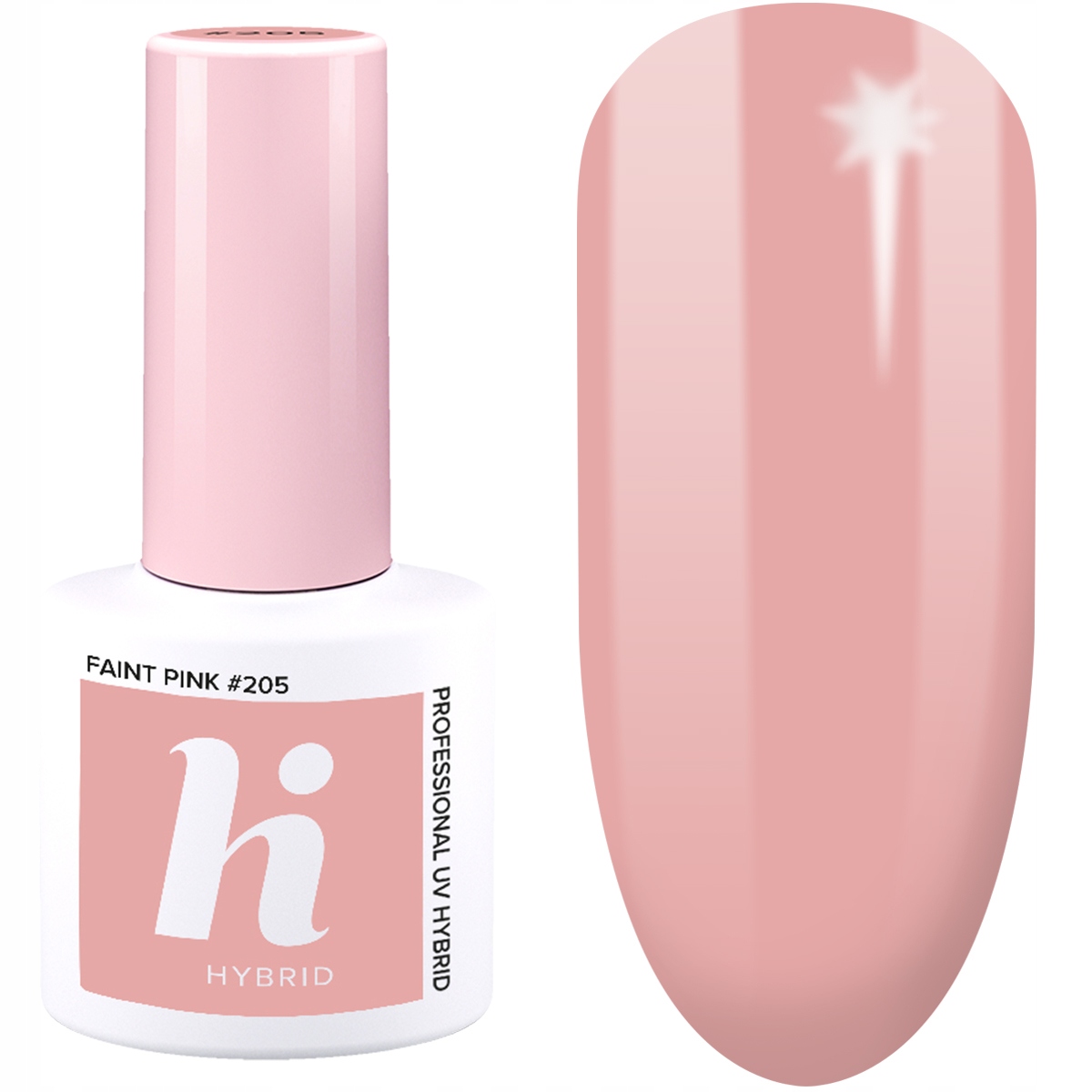 

Hi Hybrid Lakier Hybrydowy #205 Faint Pink 5ML